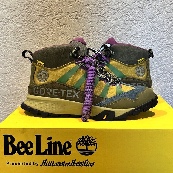 NEW Timberland Garrison Trail GTX MID Hiker Trail - Beeline Blue Suede - Picture 8 of 8